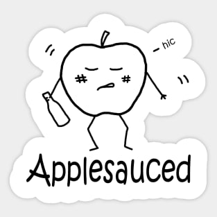 Applesauced Sticker